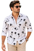 Noir Rose Silhouette Shirt