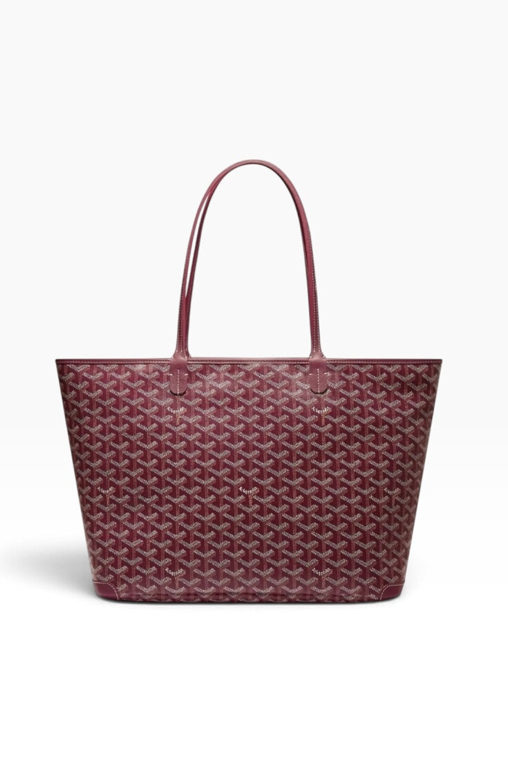 Bordeaux Heritage Monogram Luxe Tote Bag