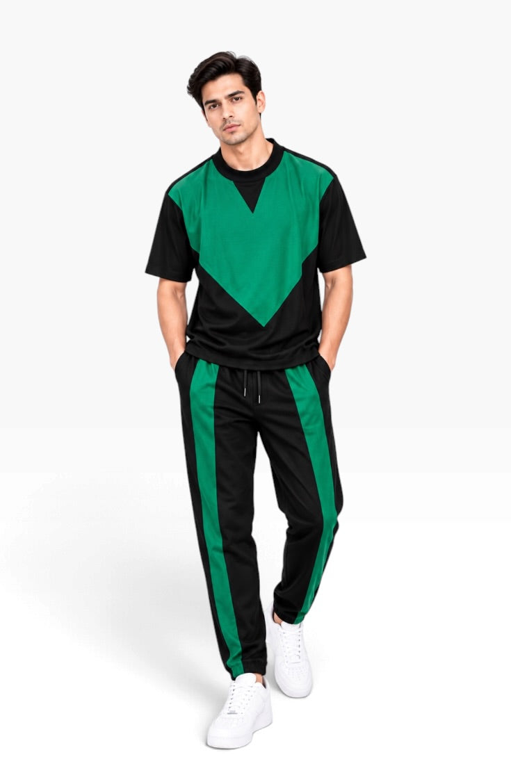 Emerald Velocity V-Panel Co-Ord Set