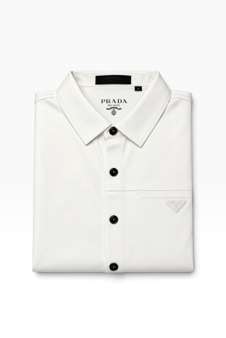 Ivory Crest Contrast Shirt