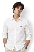 Pure White Badge Shirt