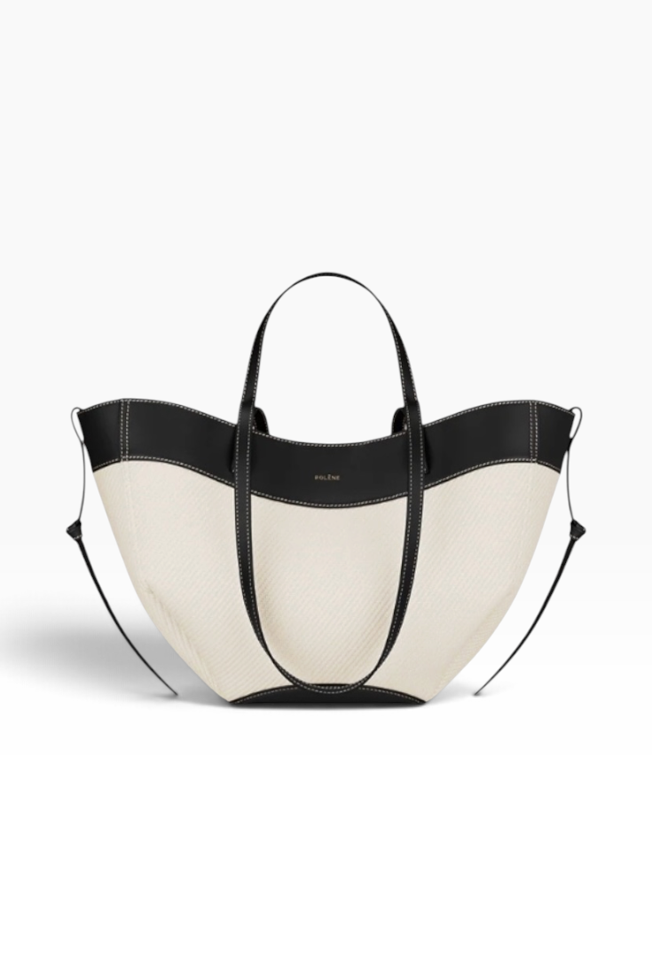 Ivory Wave Sculpted Tote