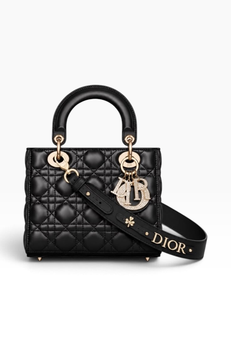 Noir Etoile Quilted Mini Tote Bag