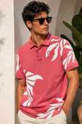 Coral Breeze Tropical Botanical T-Shirt