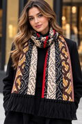 Signature Mosaic Fringe Muffler