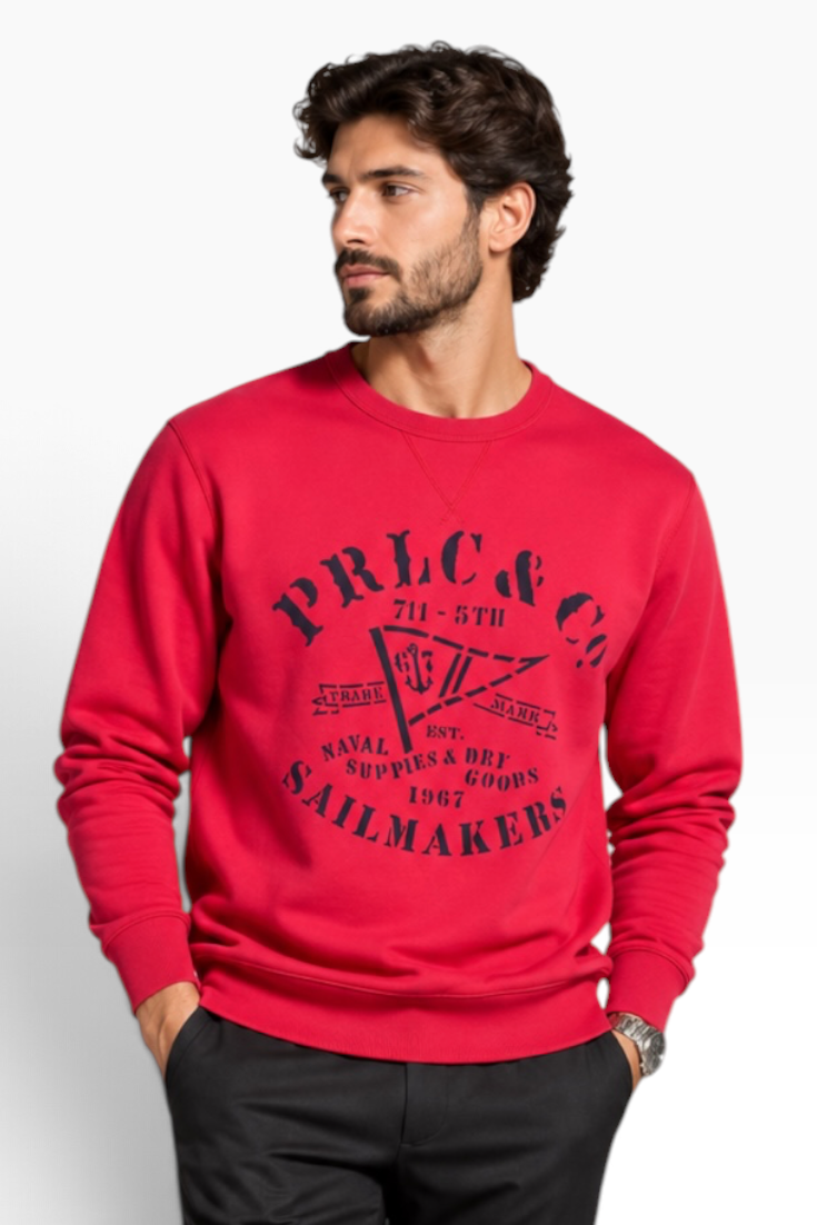Crimson Naval Heritage Sweatshirt