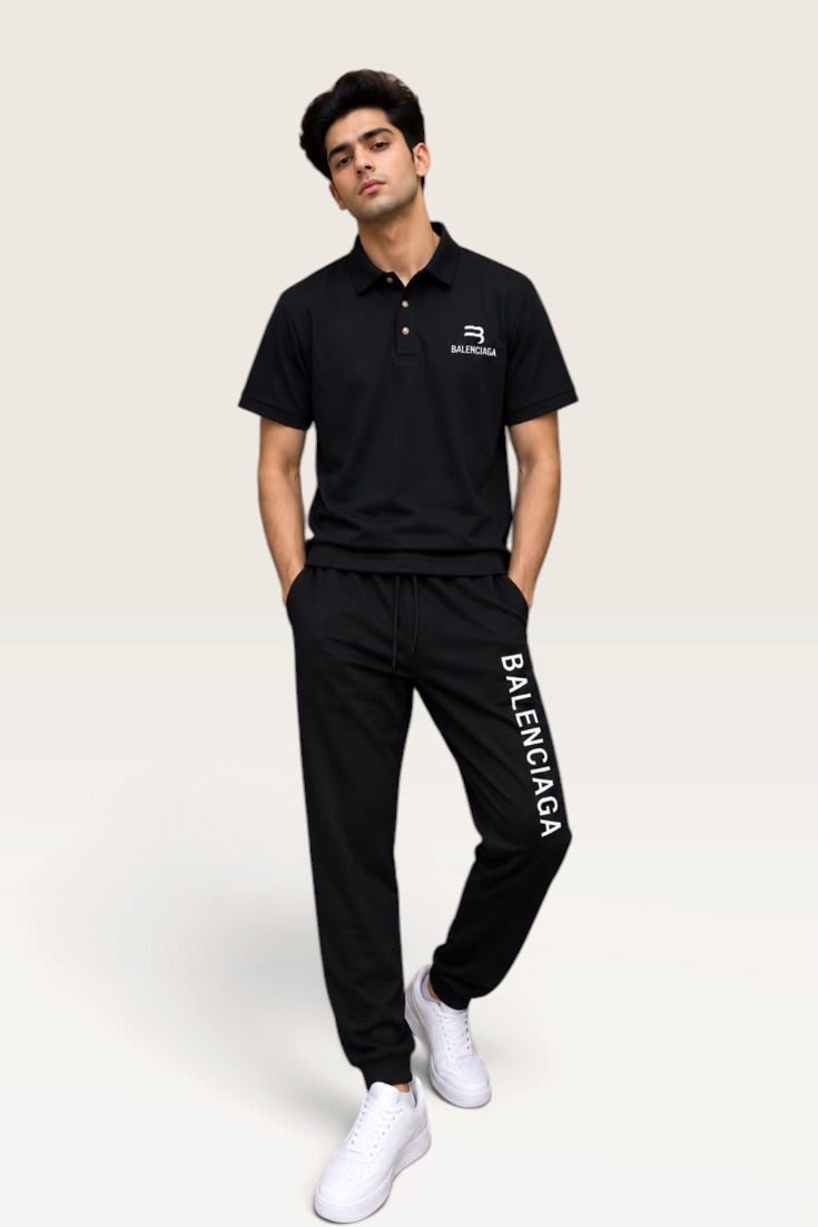 Noir Prestige Signature Polo Co-Ord Set