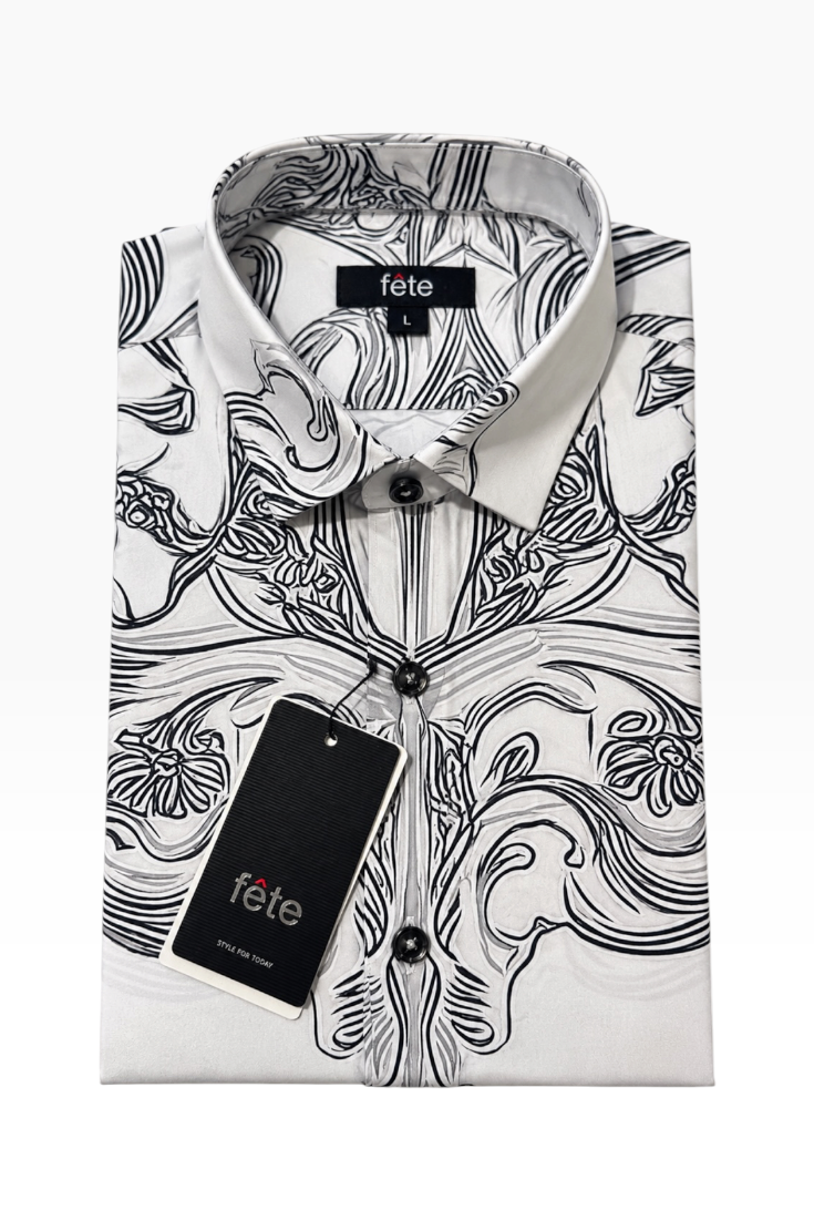 Imperial Silver Baroque Shirt