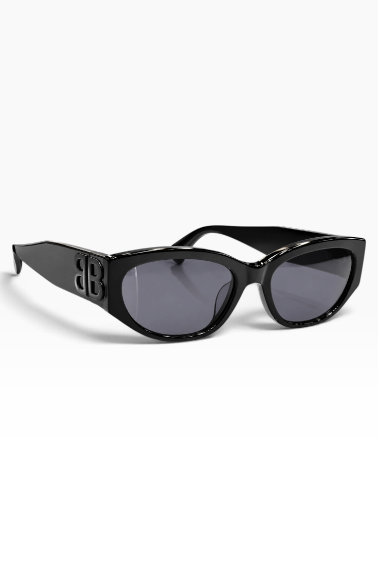 Noir Icon Sculpt Sunglasses