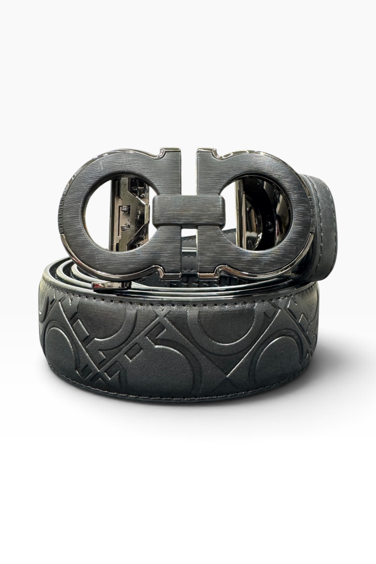 Noir Infinity Monogram Belt
