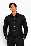 Midnight Onyx Diamond Embellished Shirt