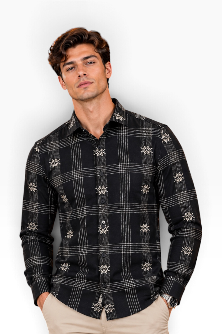 Midnight Frost Heritage Check Shirt