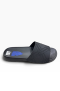 Midnight Tartan Embossed Slides