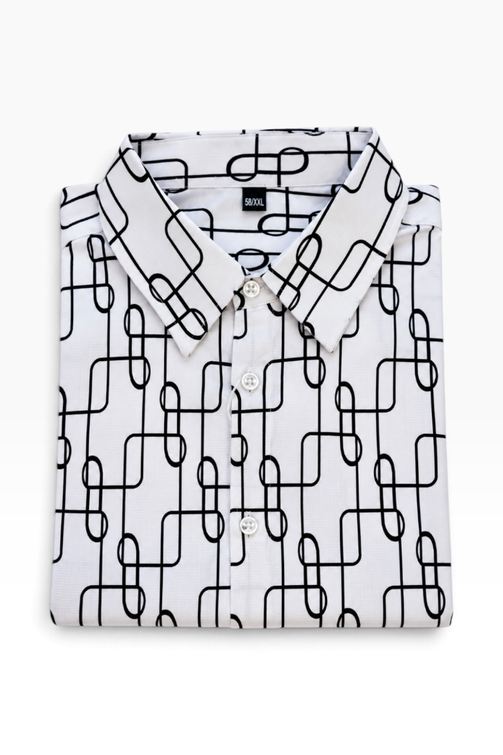 Metro Grid Statement Shirt