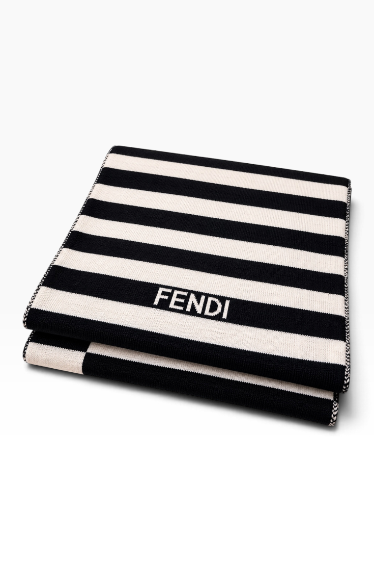 Monochrome Riviera Stripe Muffler