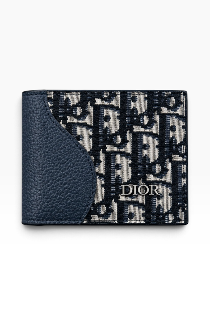 Oblique Heritage Navy Wallet