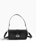 Midnight Signature Stud Shoulder Bag