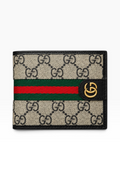 Heritage Web Stripe Emblem Wallet