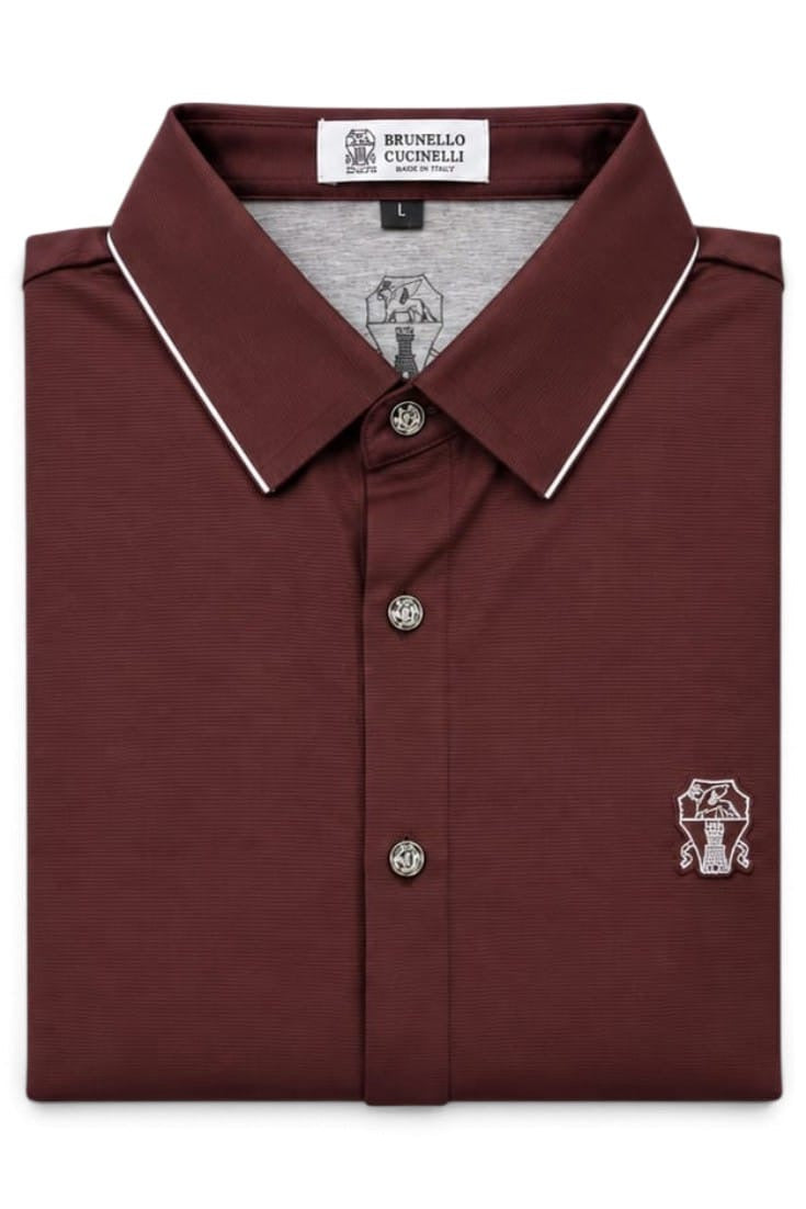 Bordeaux Silver Crest Shirt