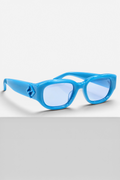 Electric Azure Sculpt Sunglasses