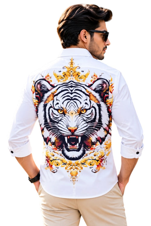 Aurelius Gold Scroll Shirt