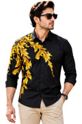 Golden Noir Botanical Shirt