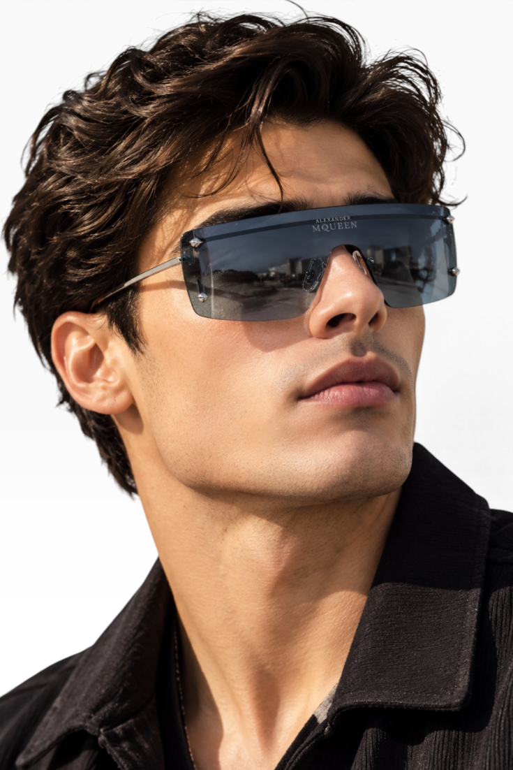 Midnight Edge Rimless Shades