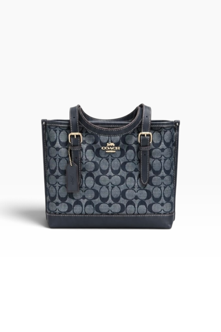 Midnight Signature Denim Tote
