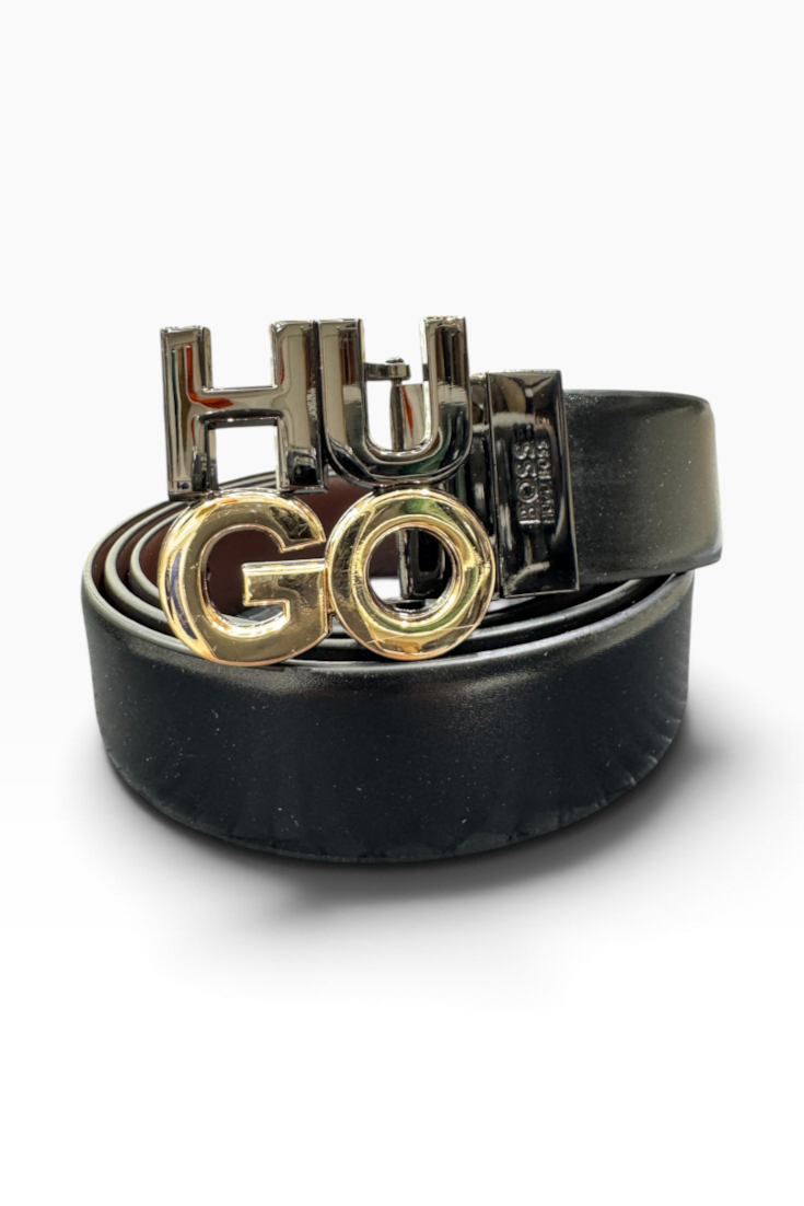 Dual-Tone Icon Statement Belt