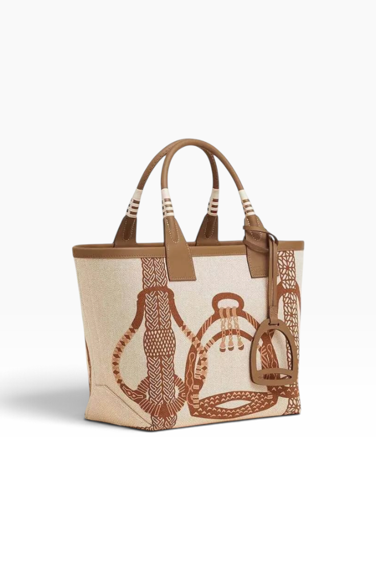 Equestrian Heritage Canvas Tote