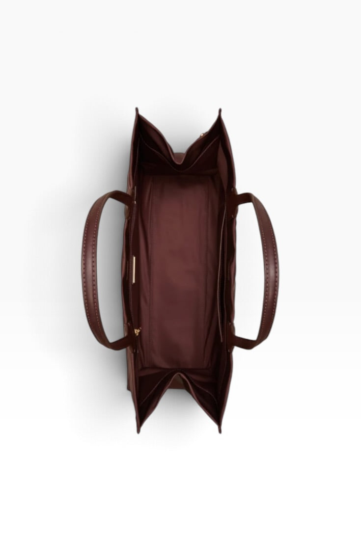 Bordeaux Heritage Monogram Tote Bag