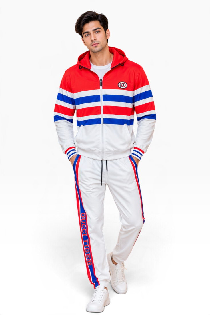 Crimson Velocity Heritage Co-ord Set