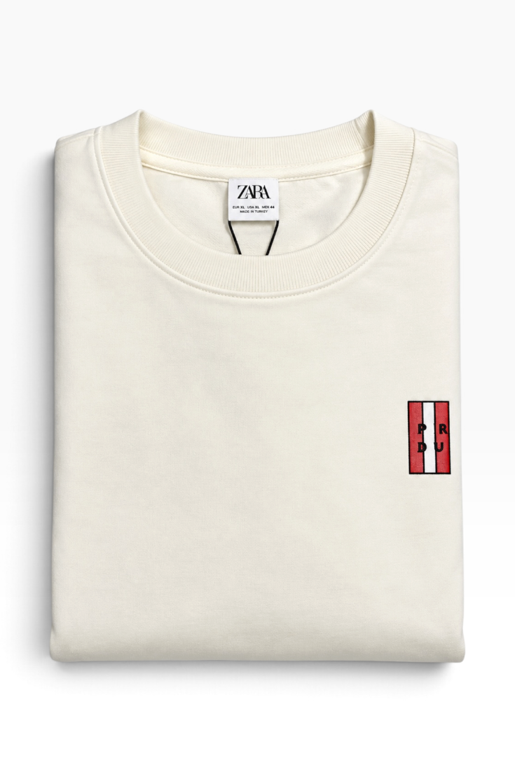 Ivory Heritage Stripe Sweatshirt