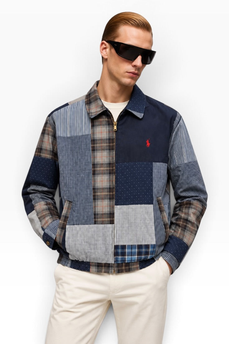 The Heritage Mosaic Patchwork Zip-Up Jacket