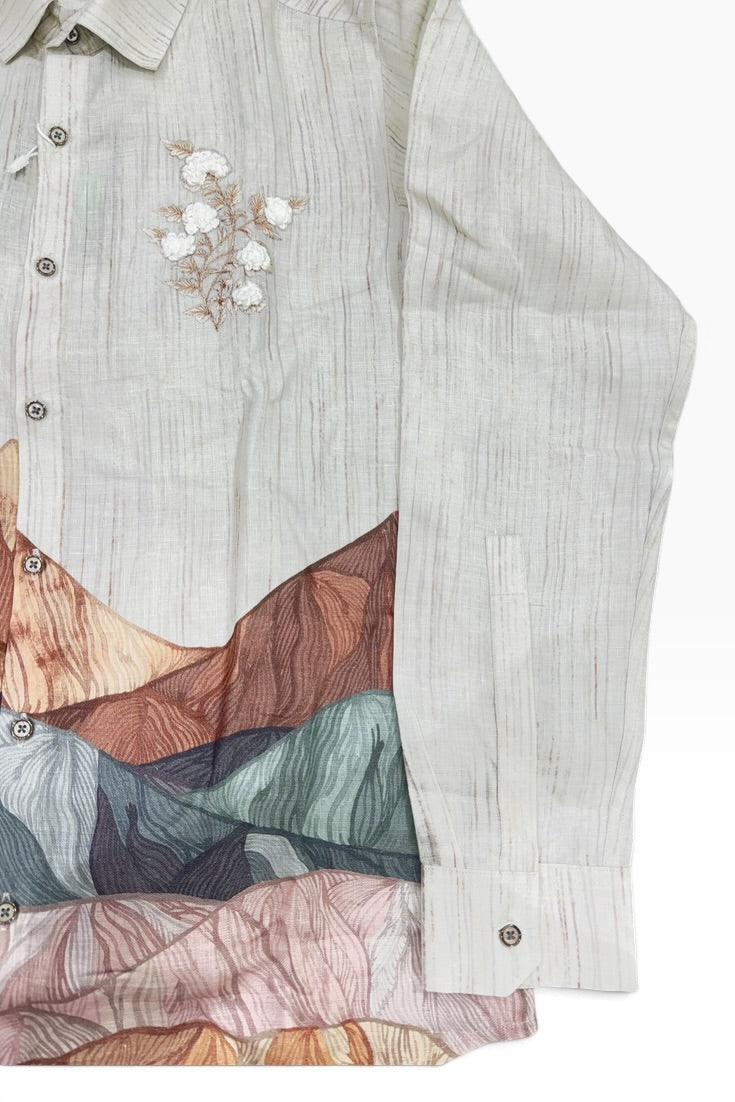 The Terra Vista Artistic Linen Shirt