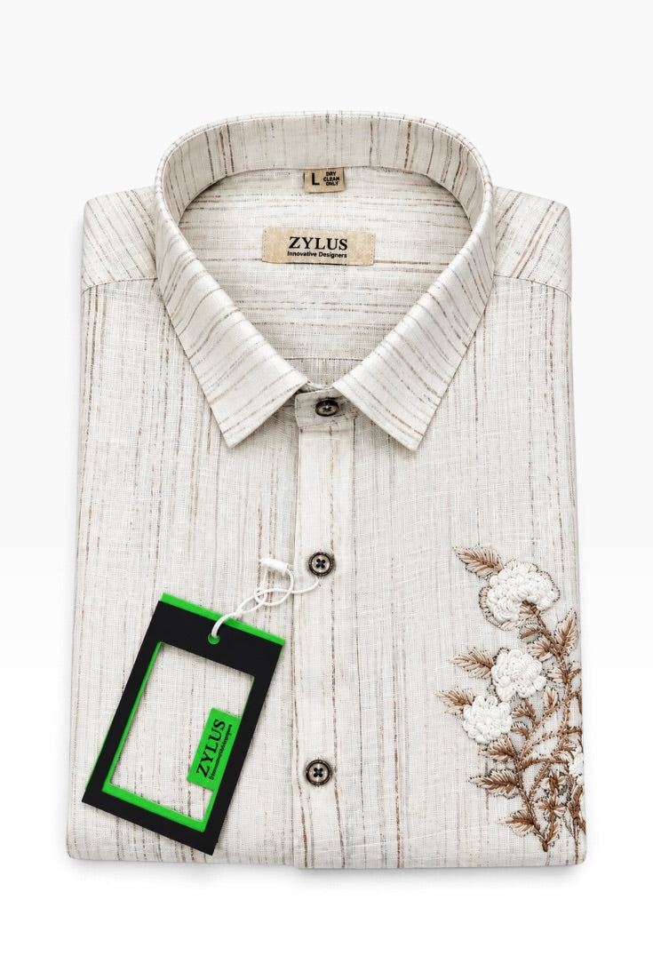 The Terra Vista Artistic Linen Shirt