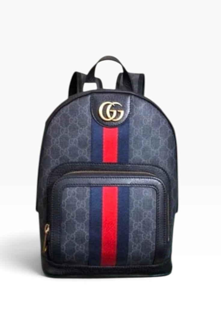 The Heritage Monogram Signature Stripe Backpack