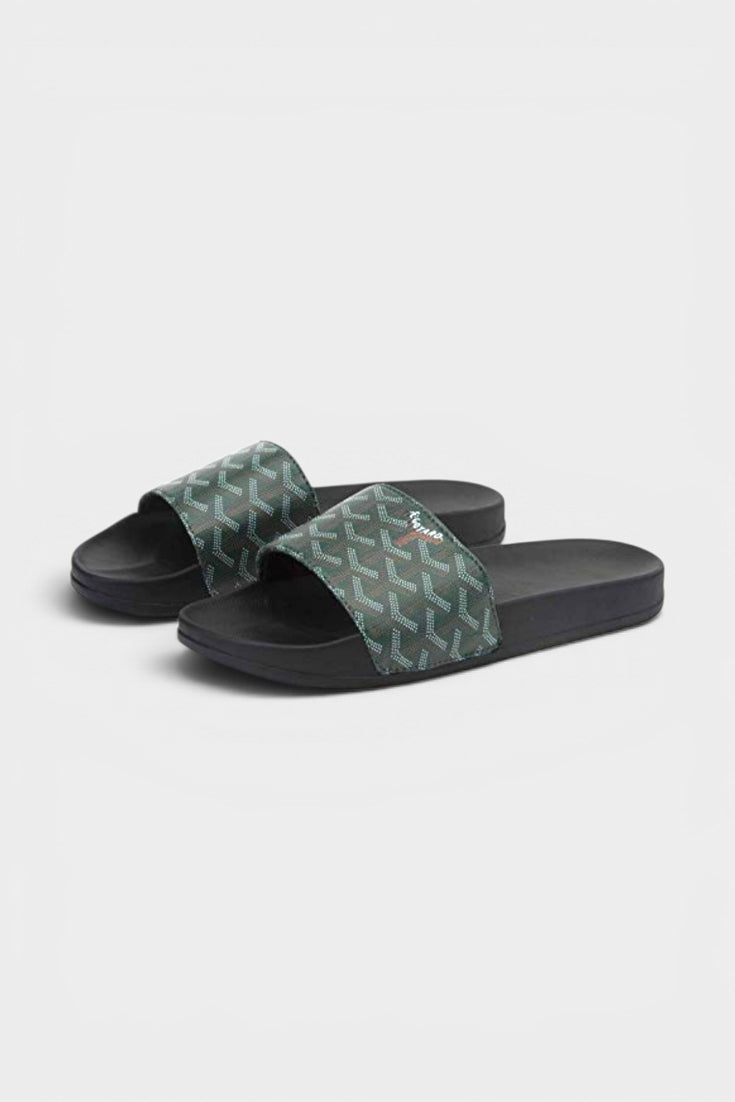 Monogram Slides (Green)