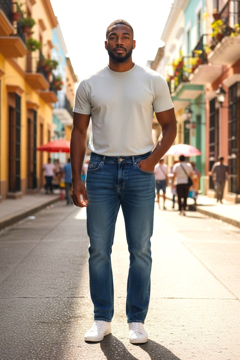 Plus Sized Relaxed Fit Denim Jeans