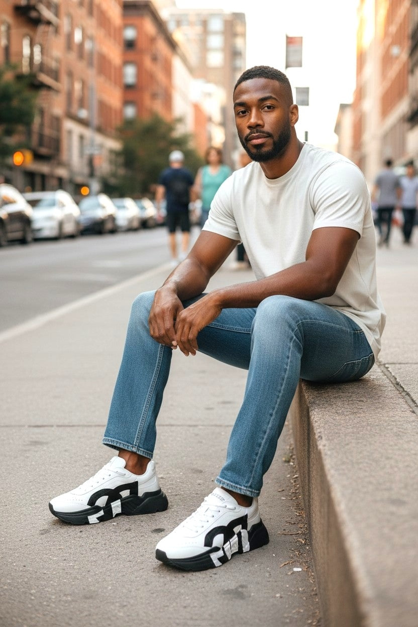 Luxury Chunky Sole Sneaker