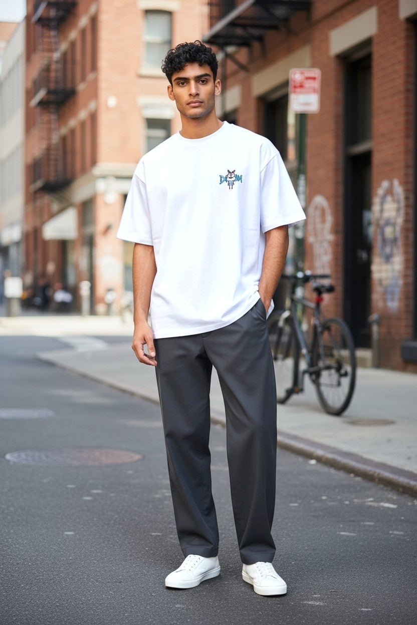 Round-Neck Cotton T-Shirts