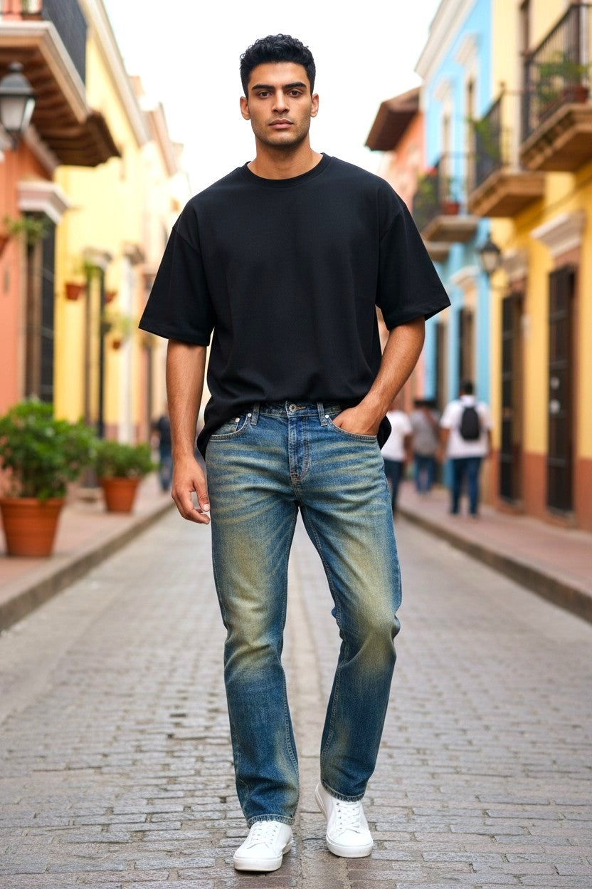 Relaxed Fit Denim Jeans