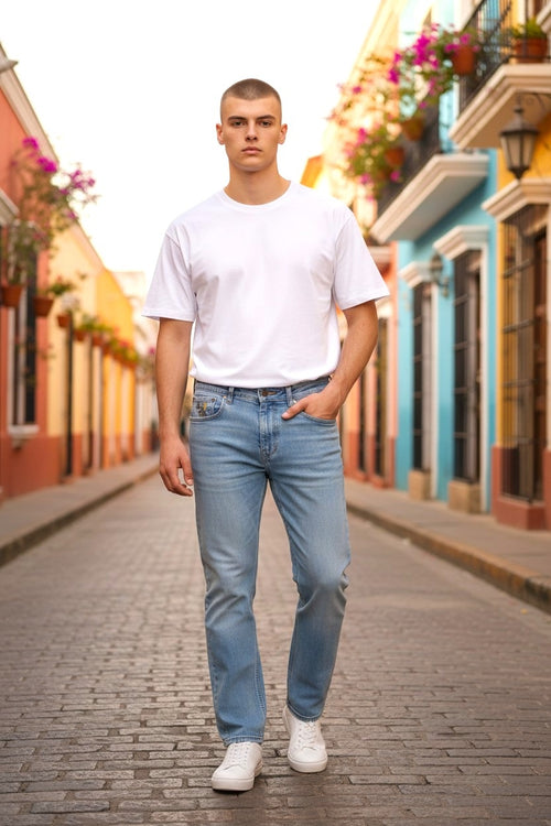 Ankle Fit Denim Jeans