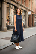 Noir T-Buckle Bag