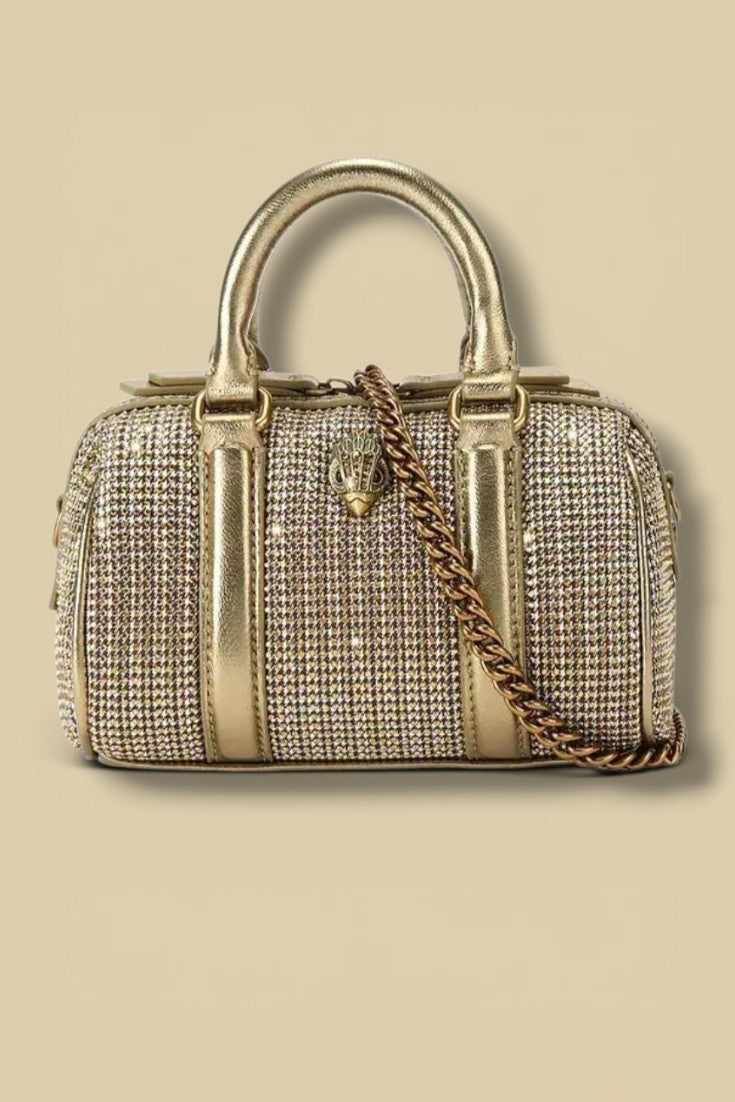 Women’s Metallic Mini Boston Bag