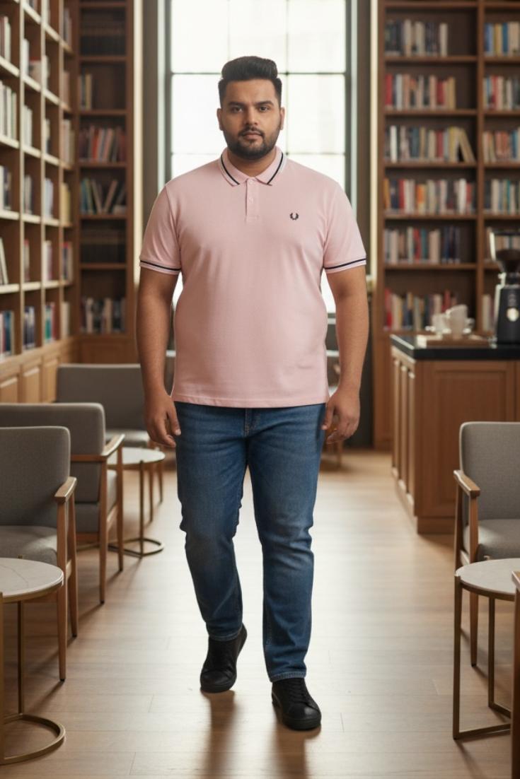 Polo T-shirt -  Pink