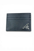 Midnight Silver Edge Card Holder