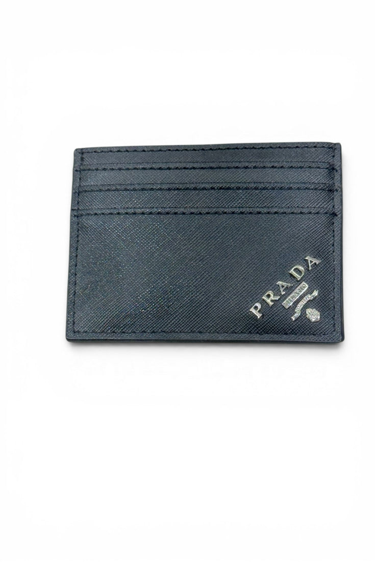 Midnight Silver Edge Card Holder