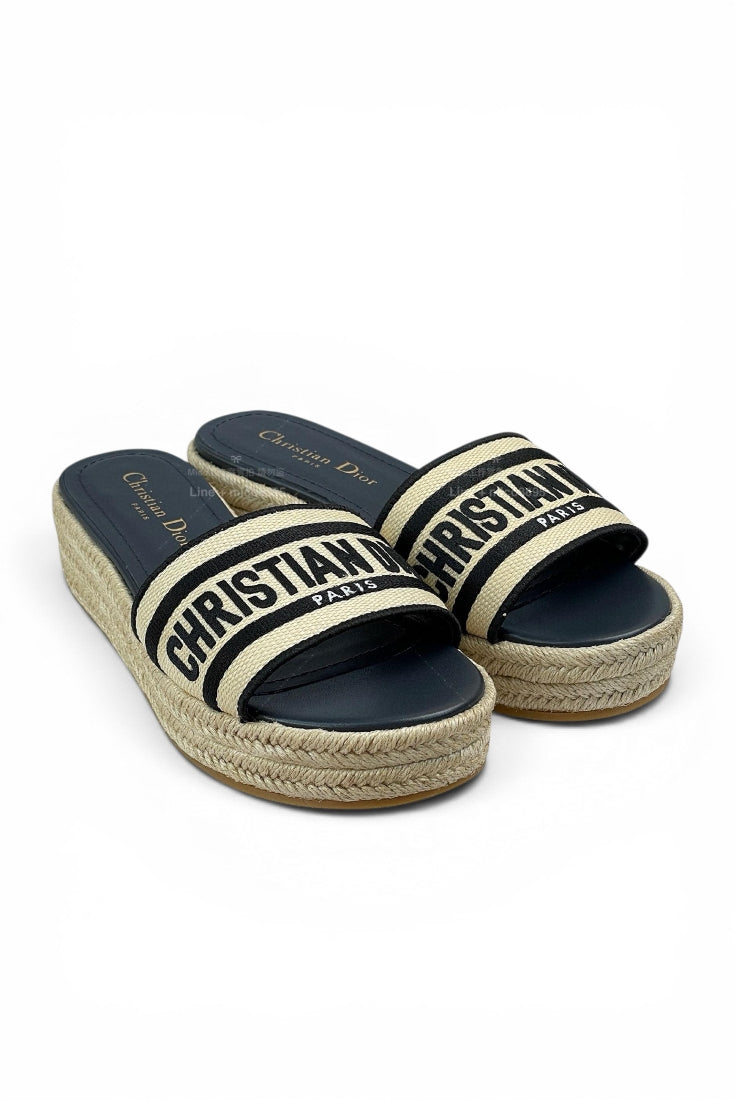 Platform Slide Sandals