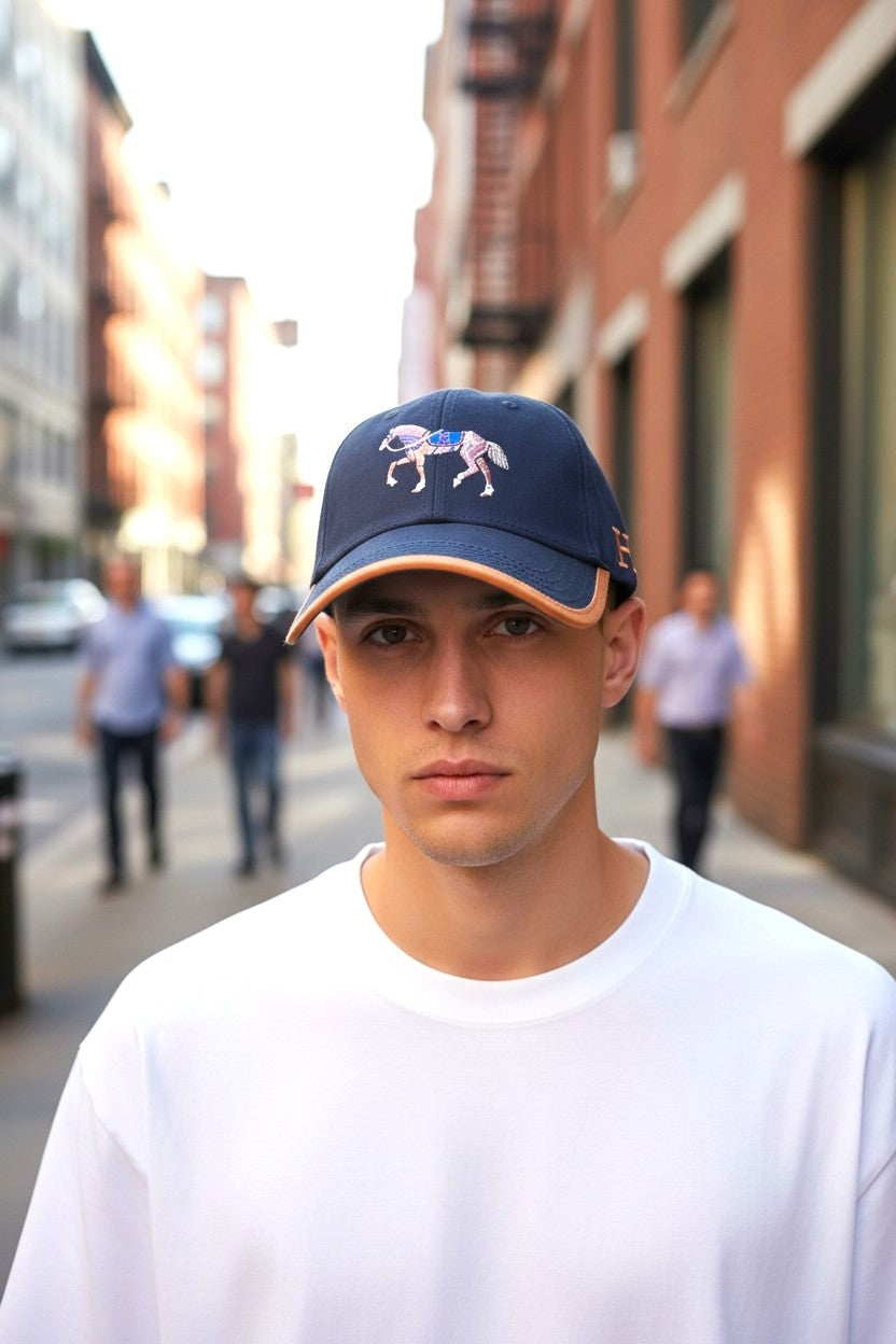 Equestrian Heritage Cap - Navy